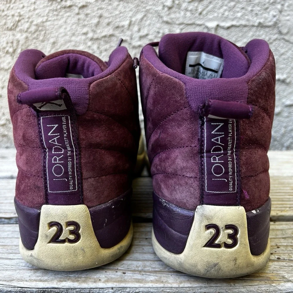 Jordan Shoes Men Size 11.5 Air Jordan 12 Retro Bordeaux 2017 Burgundy High Top
